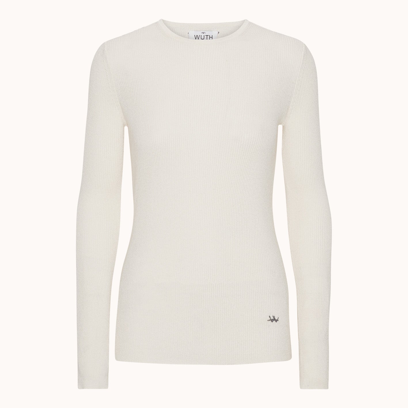 Basis Bluse - Wuth Copenhagen - Silke Cashmere bluse i cream