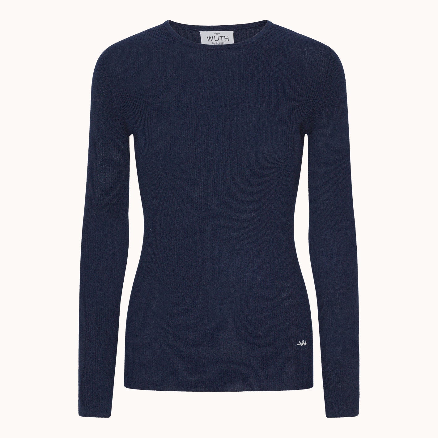 Basis Bluse - Wuth Copenhagen - Silke Cashmere bluse i cream