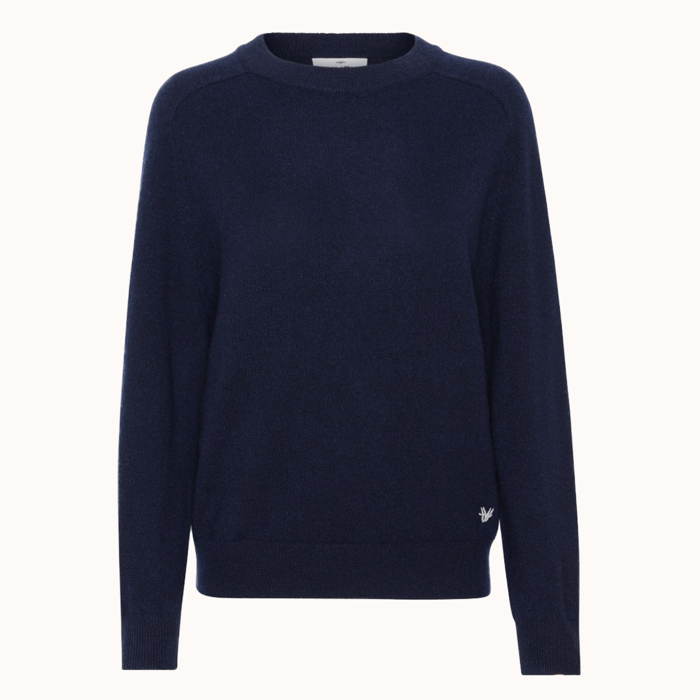 Caroline Pullover - Wuth Copenhagen - Cool cashmere sweater med rund hals i navy