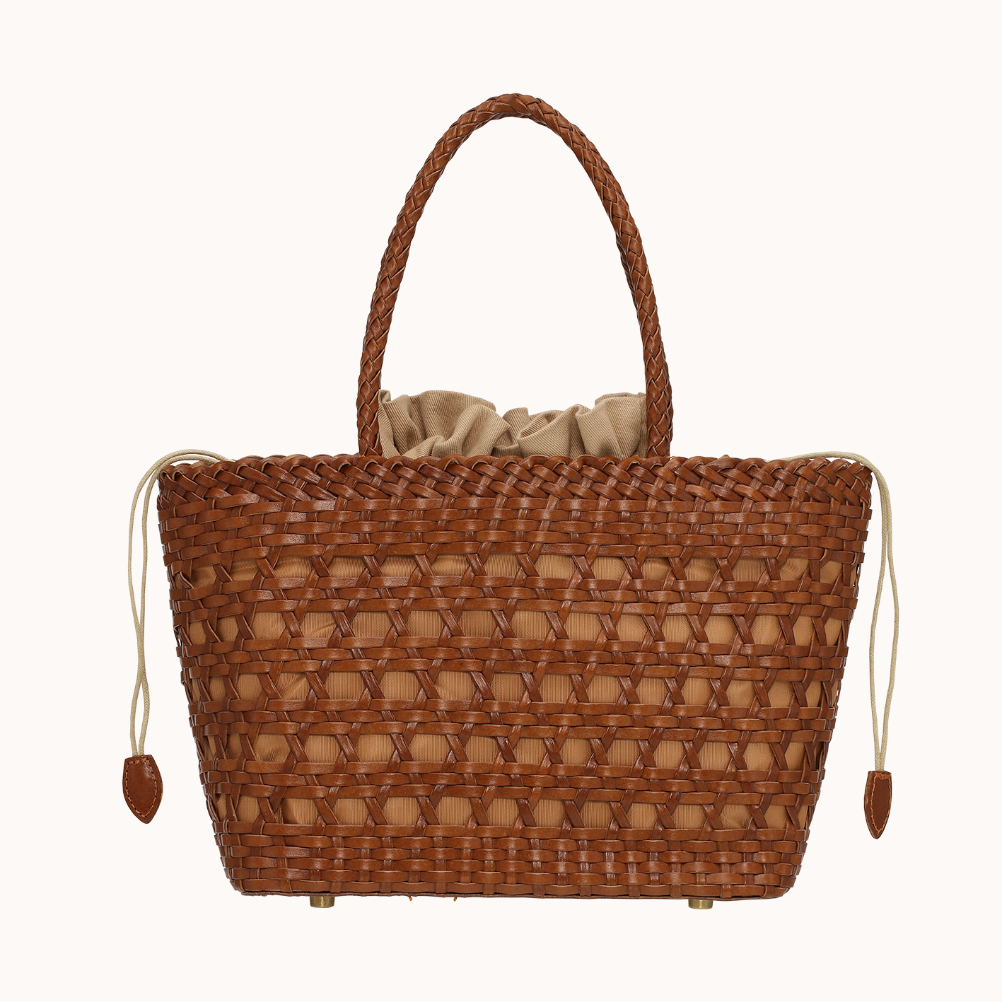 Mindy Bag - Wuth Copenhagen - Taske i 100% håndflettet læder med håndstropper