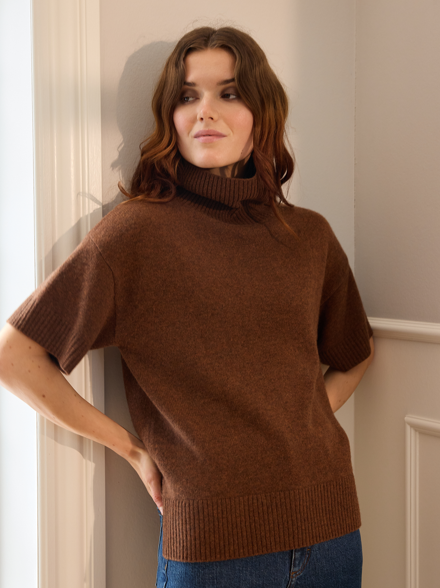 Oversize Turtleneck T-shirt