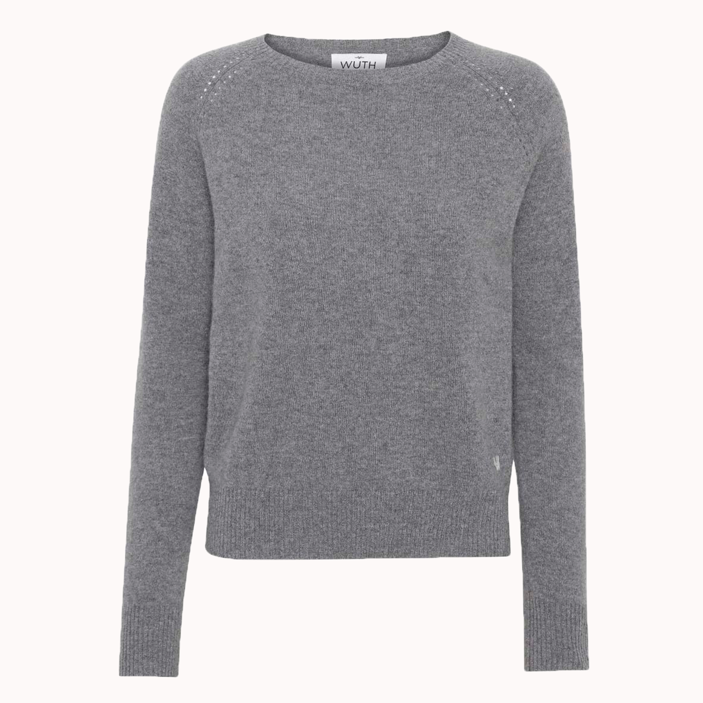 Pearl Pullover - Wuth Copenhagen - Luksus cashmere sweater i mørkegrå