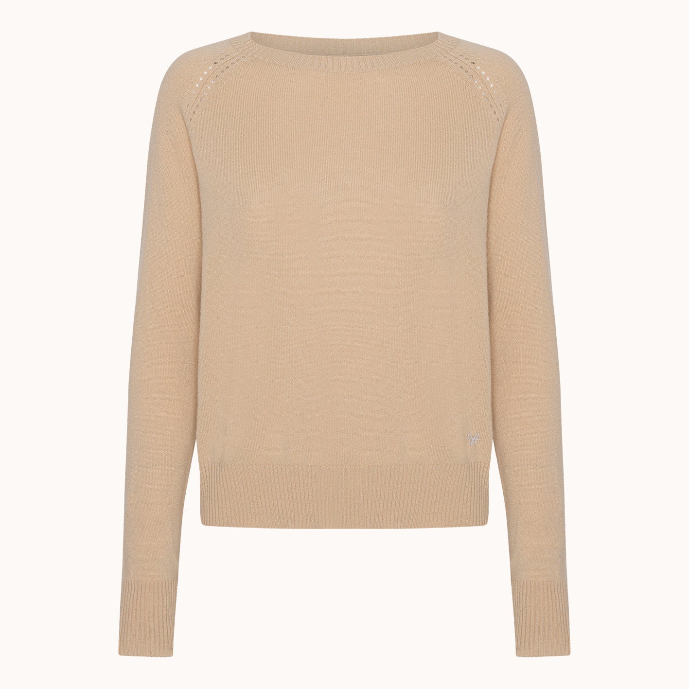 Pearl Pullover - Wuth Copenhagen - Luksus cashmere sweater i Toffee