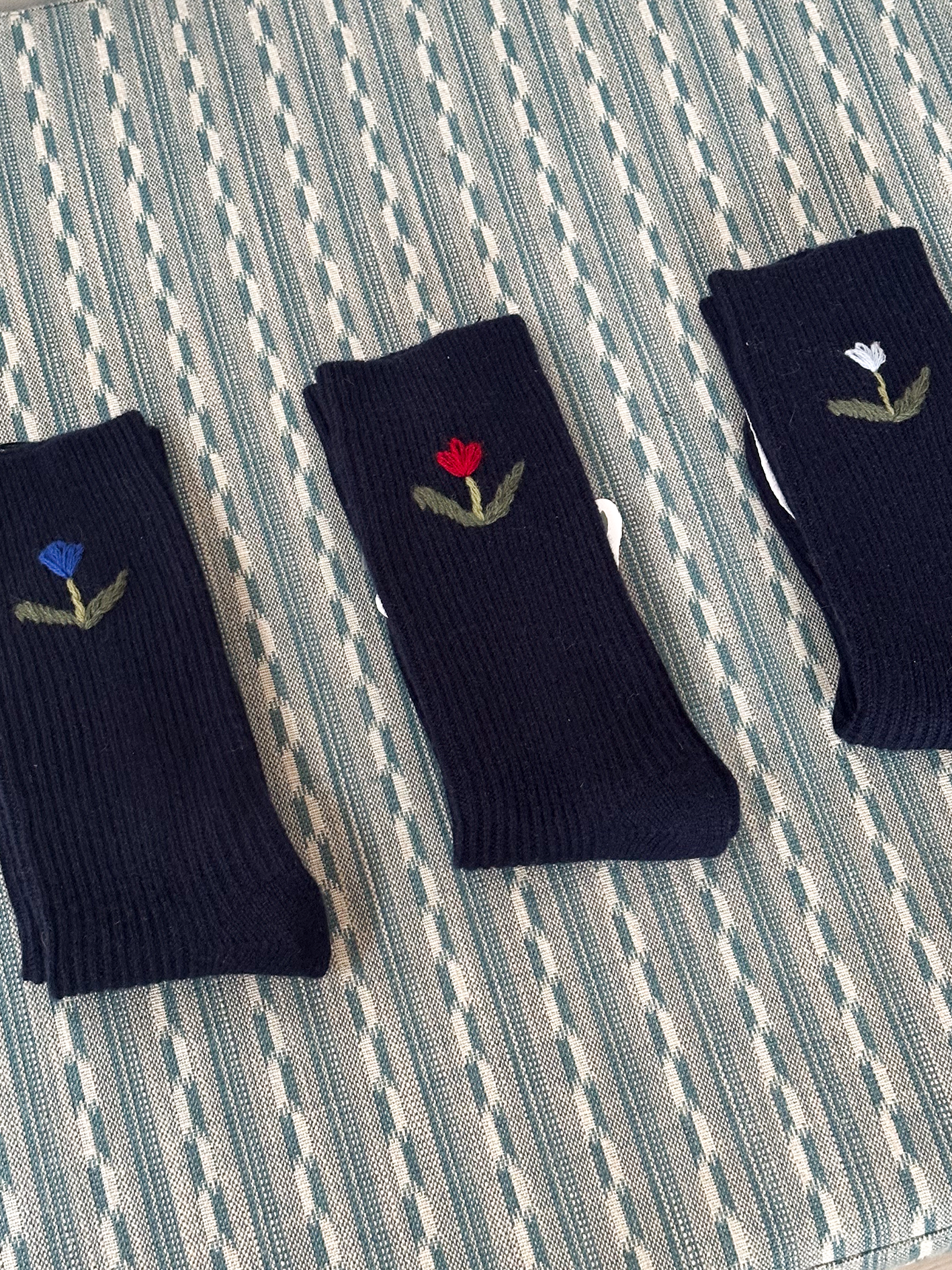Tulip Socks - Navy