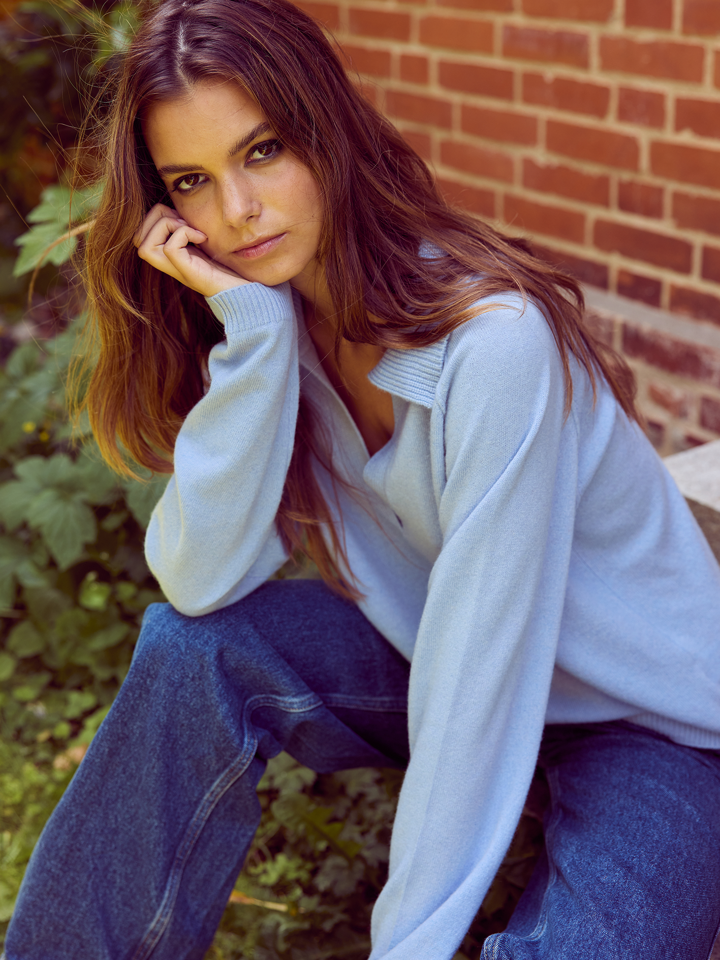 Cashmere Polo Sweater I WUTH COPENHAGEN I Fiona Polo Pullover