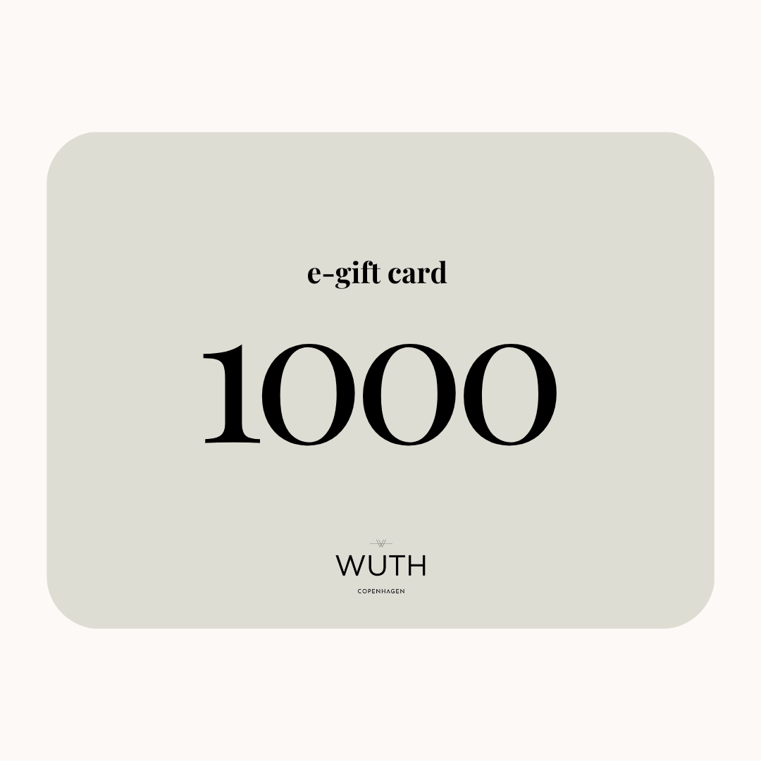 Gavekort - Wuth Copenhagen - værdi 1000 kr.