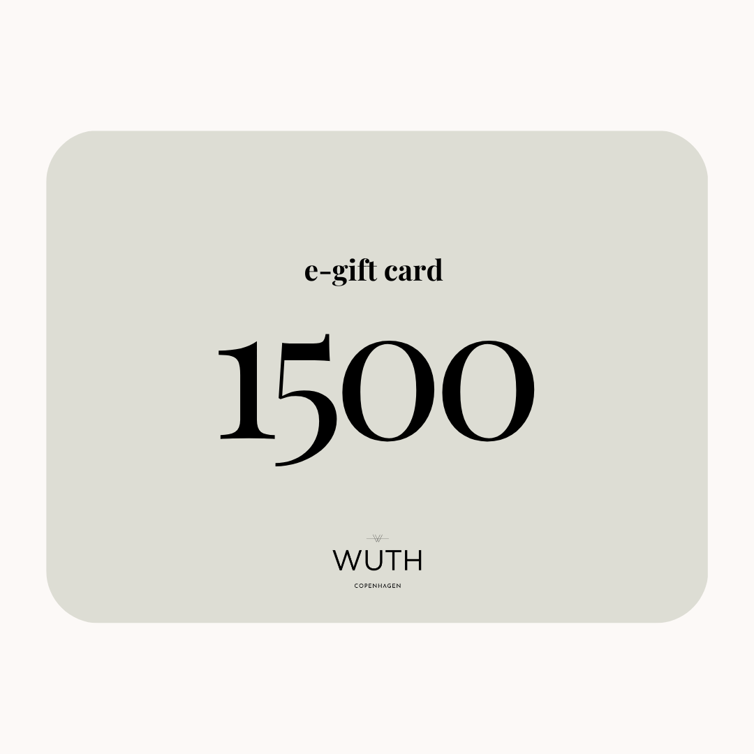 Gavekort - Wuth Copenhagen - værdi 1500 kr.