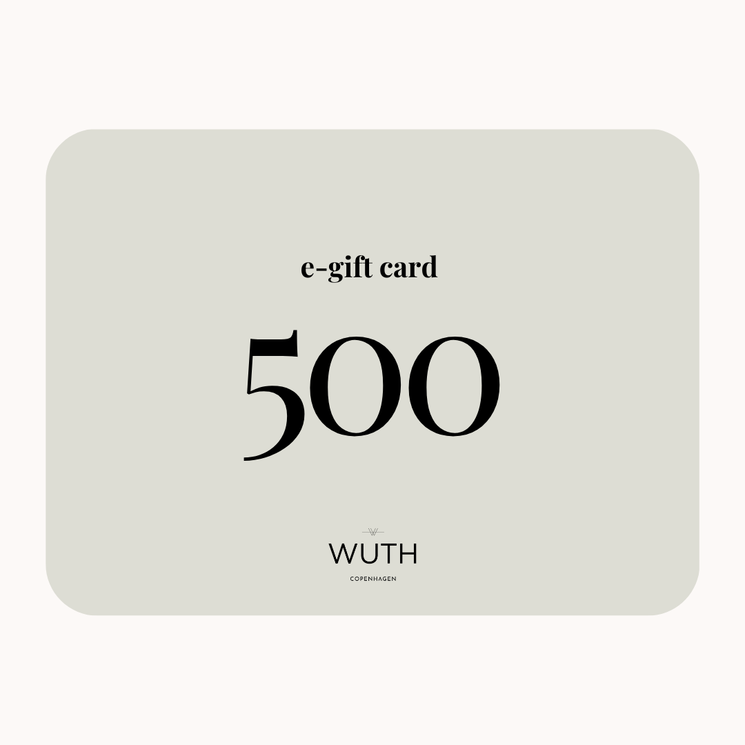 Gavekort - Wuth Copenhagen - værdi 500 kr.