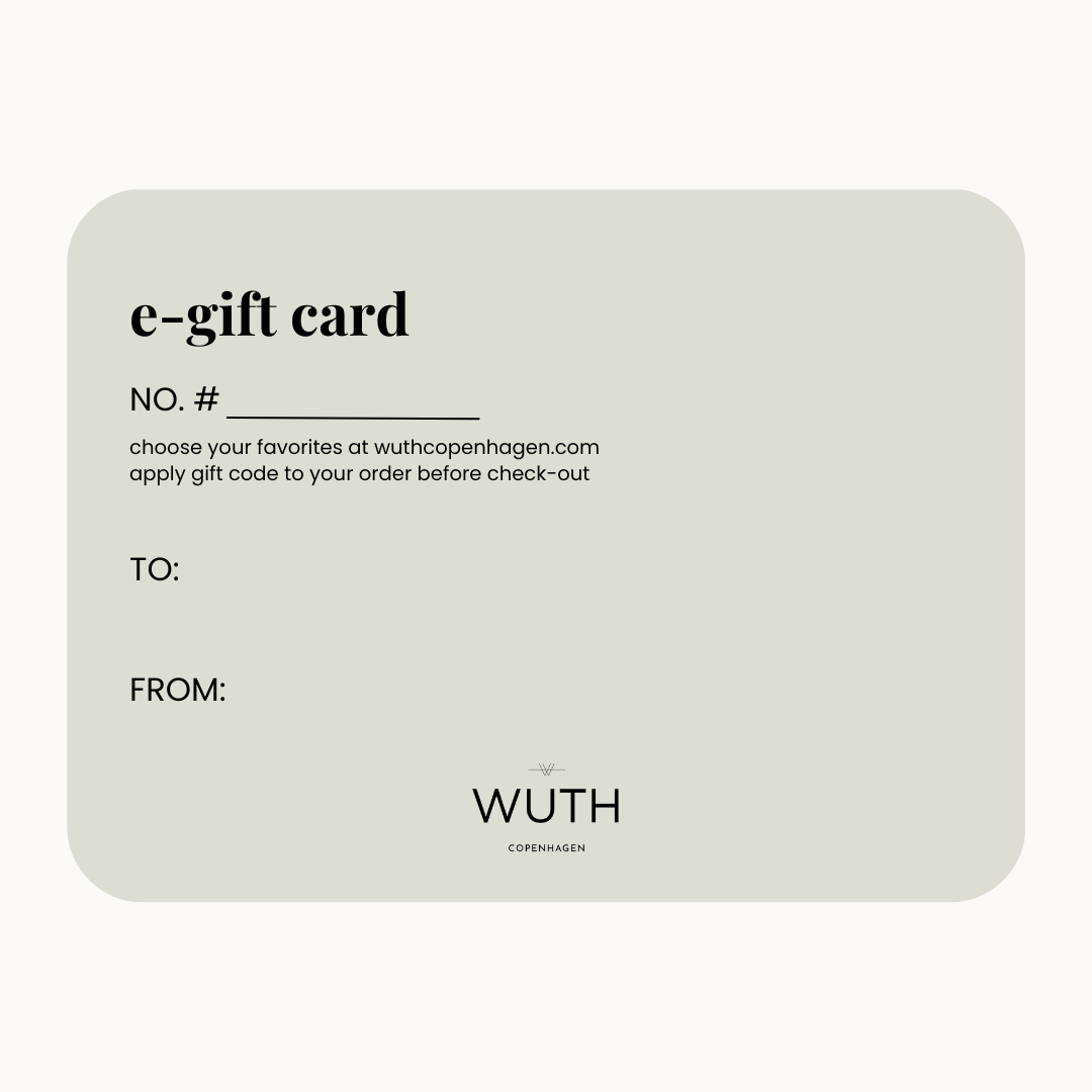 Gavekort - Wuth Copenhagen - E-gift card 