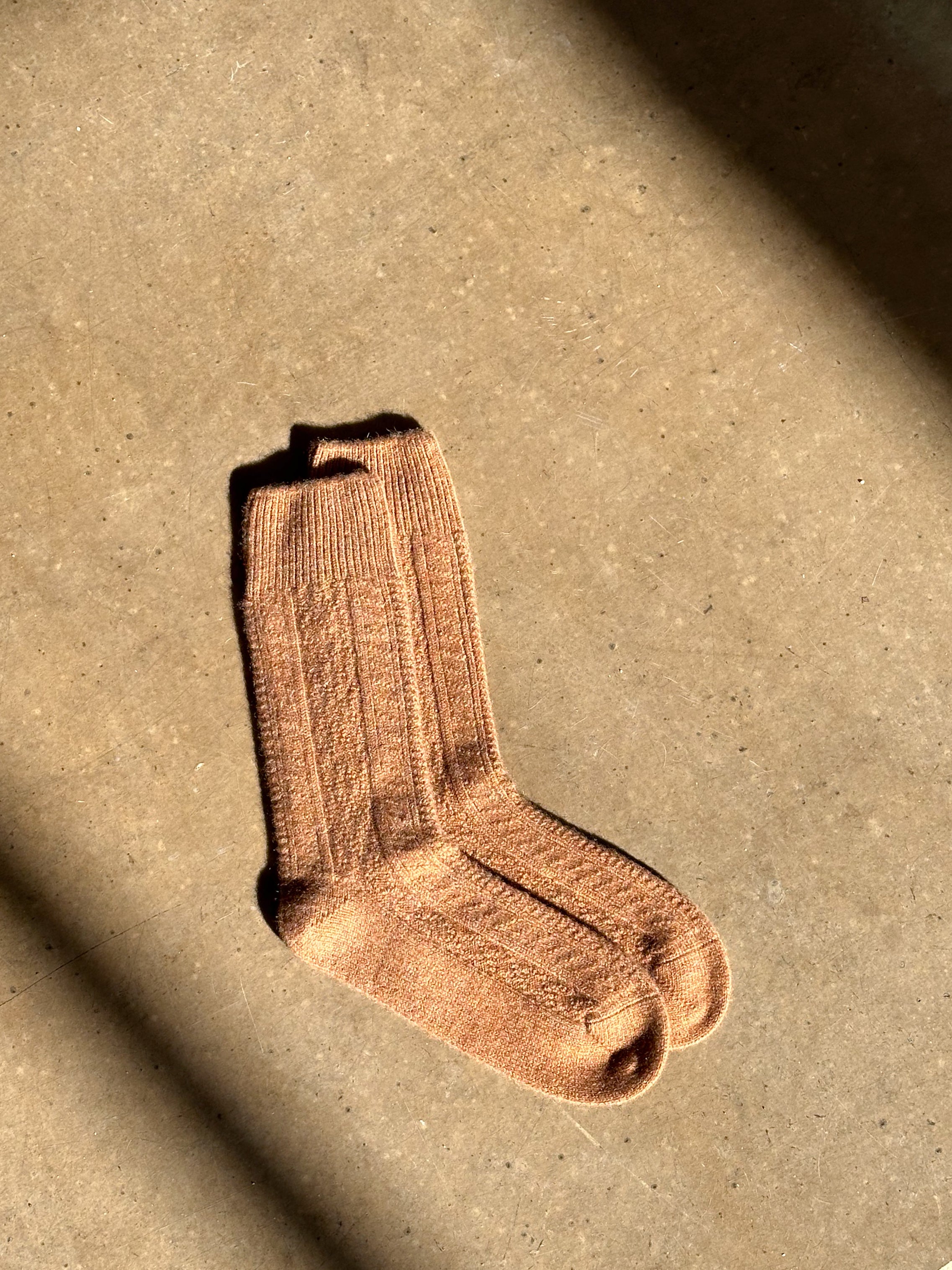 Kabelstrikkede Sokker