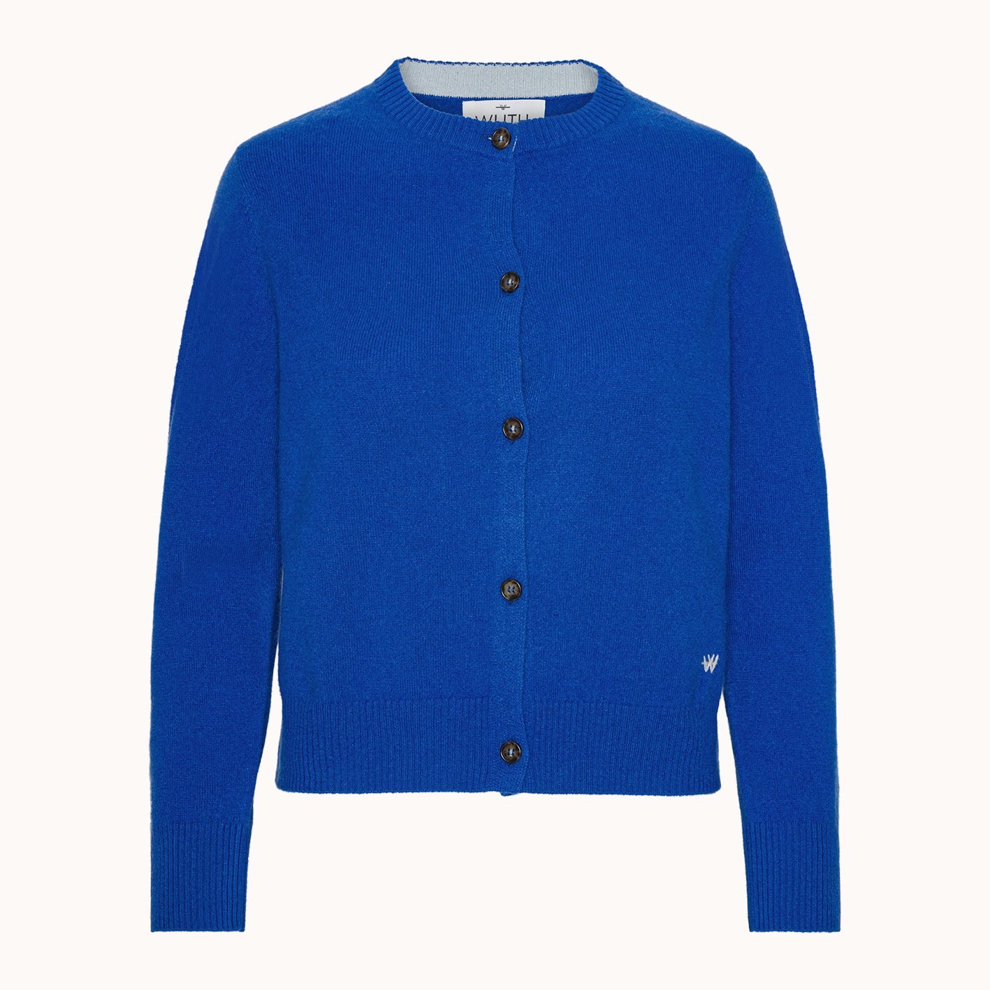 Sofia Cardigan - Wuth Copenhagen - Tidløs Cashmere cardigan i electric blue