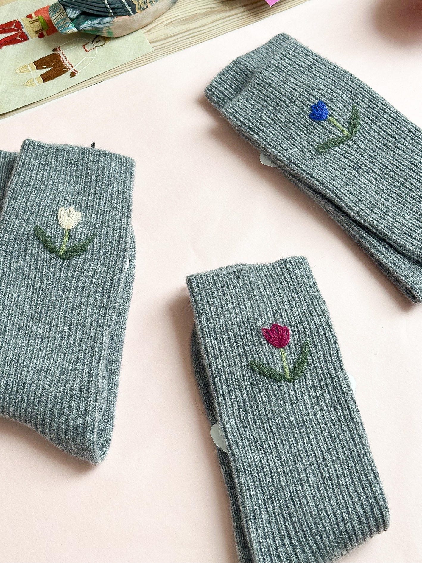 Tulip Socks - Dark Grey