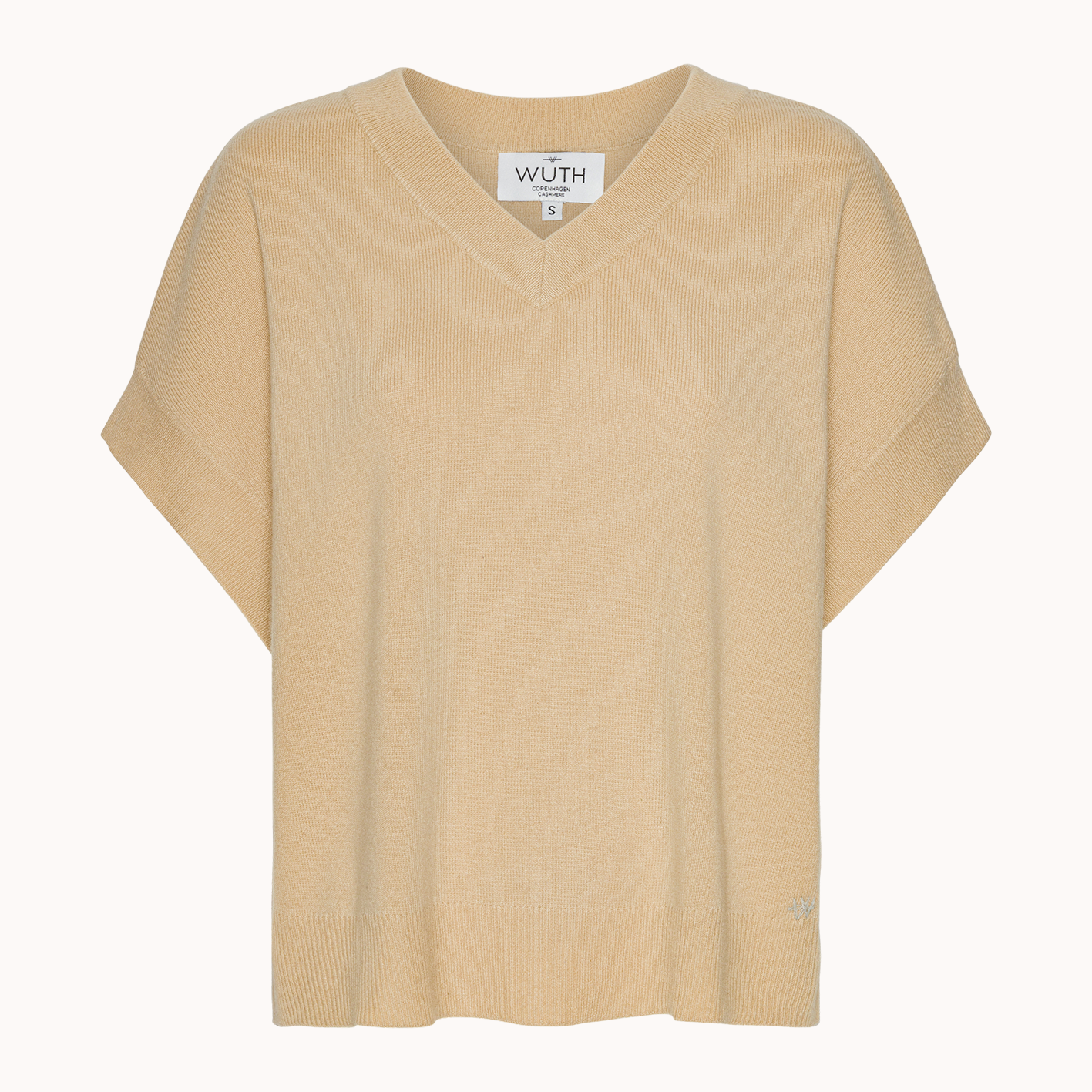 V-Vest - Wuth Copenhagen - Cashmere V-hals vest i Toffee