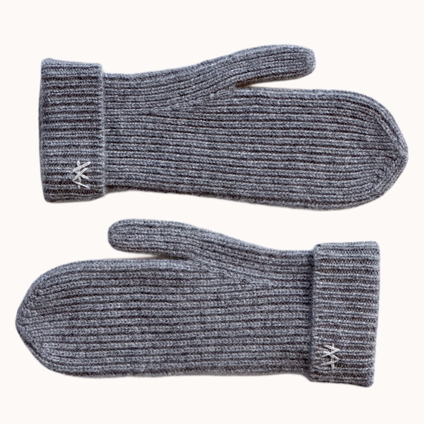 Ribbed Mittens