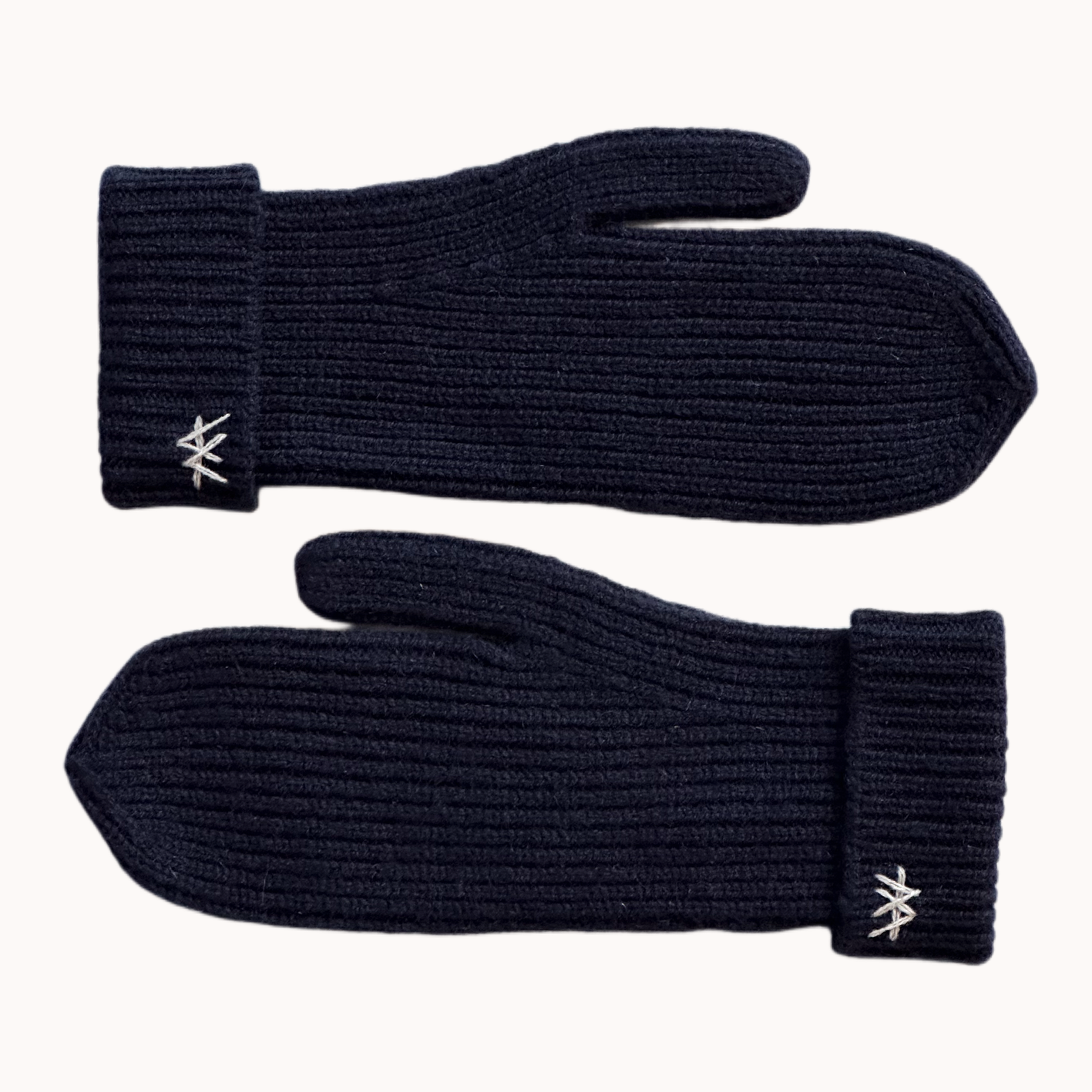 Ribbed Mittens