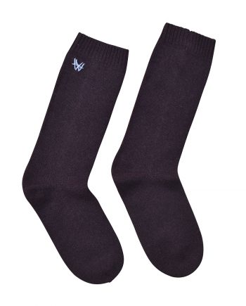 Sokker i det blødeste cashmere. 100% premium cashmere sokker fra Wuth Copenhagen. Klassiske brune sokker.