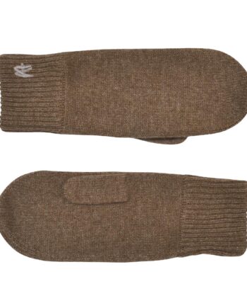 Classic mittens in 100% premium cashmere from Inner Mongolia with wide rib knitted at cuffs. Kaschmir-fäustlinge für damen.