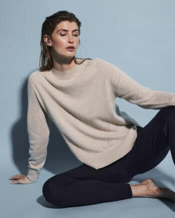 Side-Slit Cashmere Sweater from danish cashmere brand Wuth Copenhagen. The newest cashmere collection form the SS22 collection.